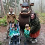 Alex and her family on the Gruffalo Trail