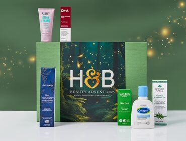 The holland and barrett advent box with some products
